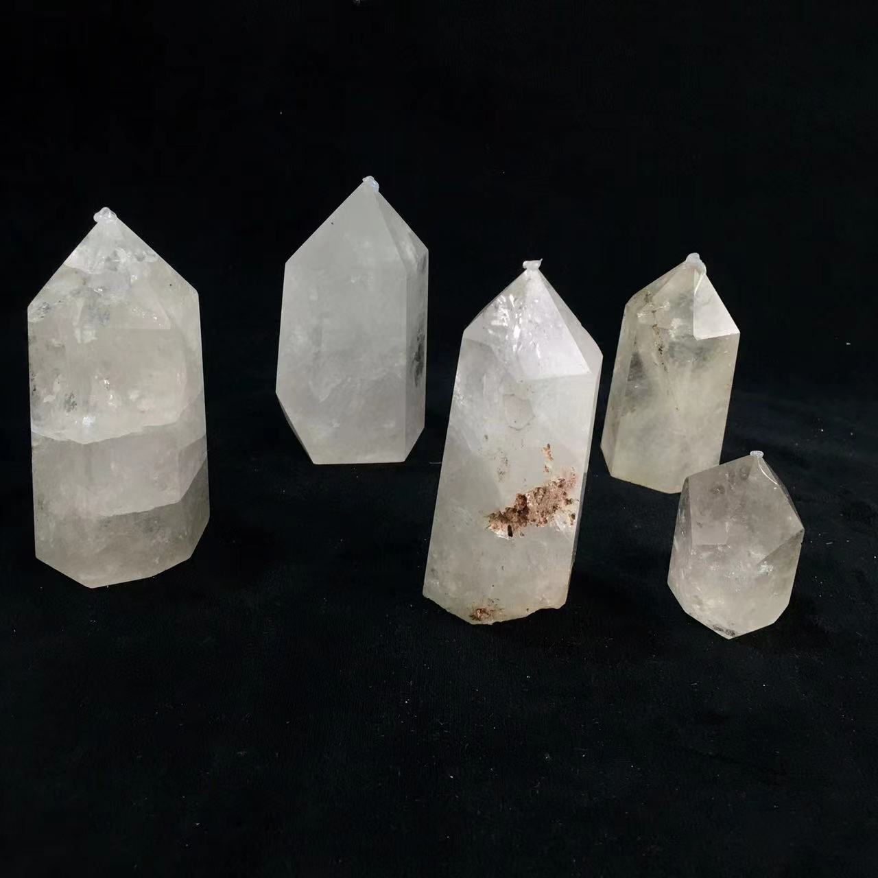 Wholesale Natural Crystals Healing Clear Quartz Tower for decoraiotion 1kg