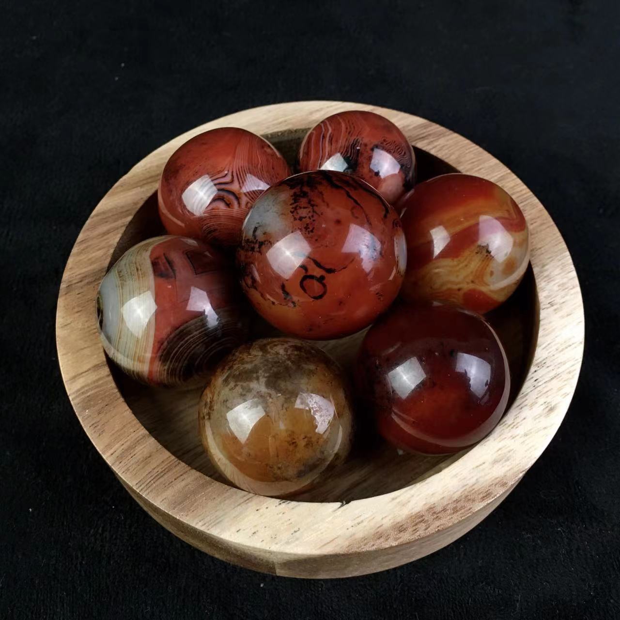 Wholesale high quality polished sardonyx agate sphere silk agate ball natural crystal quartz ball for souvenir 1kg