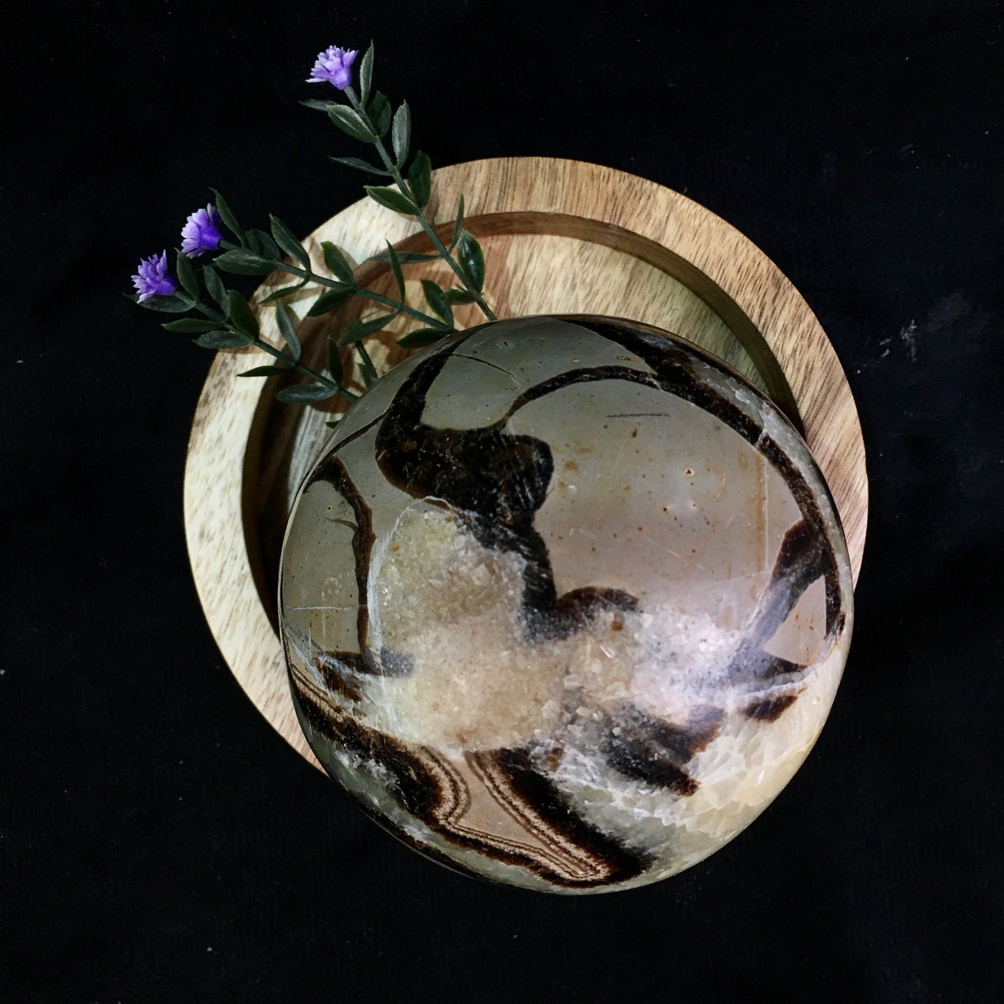 Wholesale Natural Crystal High Quality Balls Sphered Crystal Septarium Sphere For Home Decoration 1kg