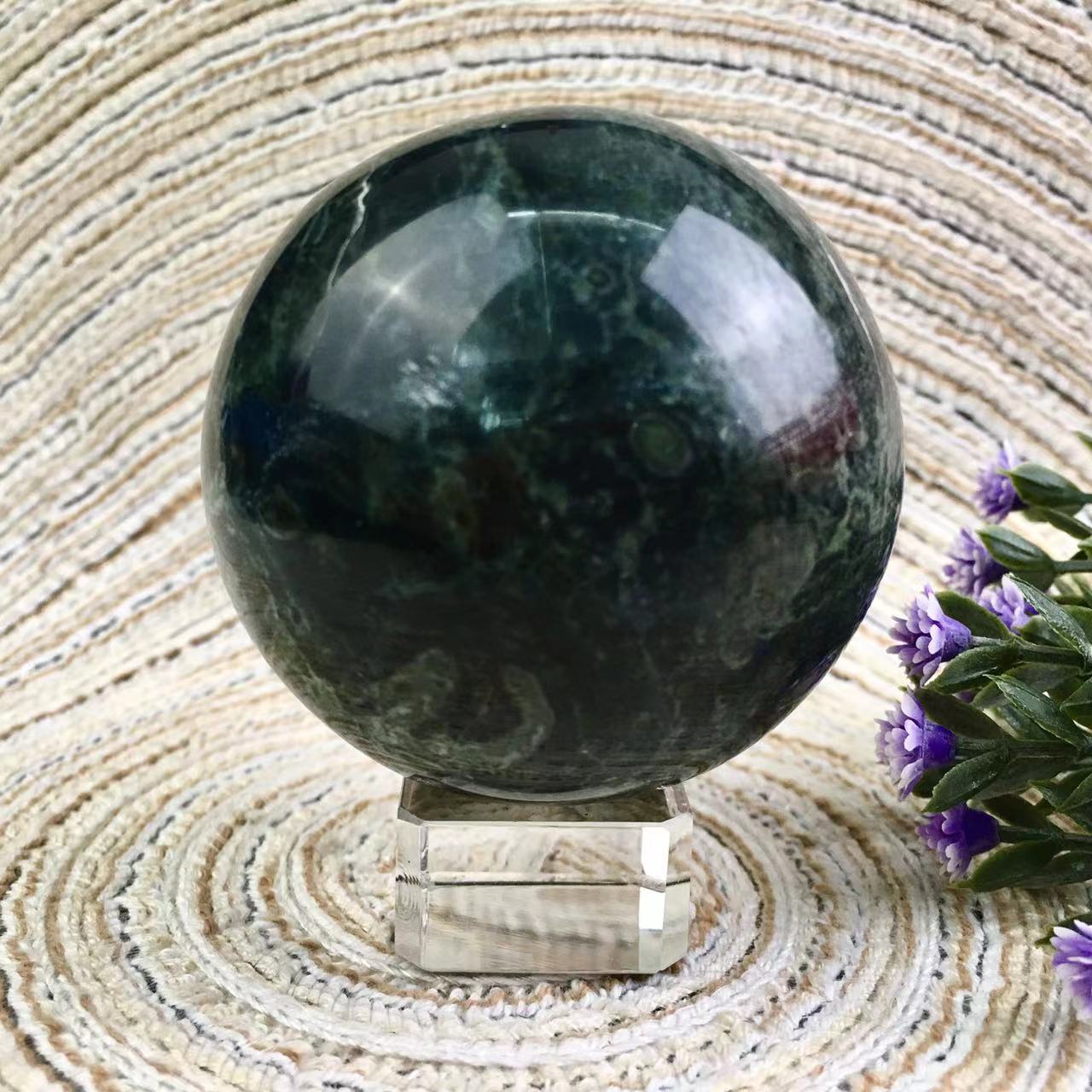 Wholesale high quality reiki natural Kambaba sphere for decoration 1kg