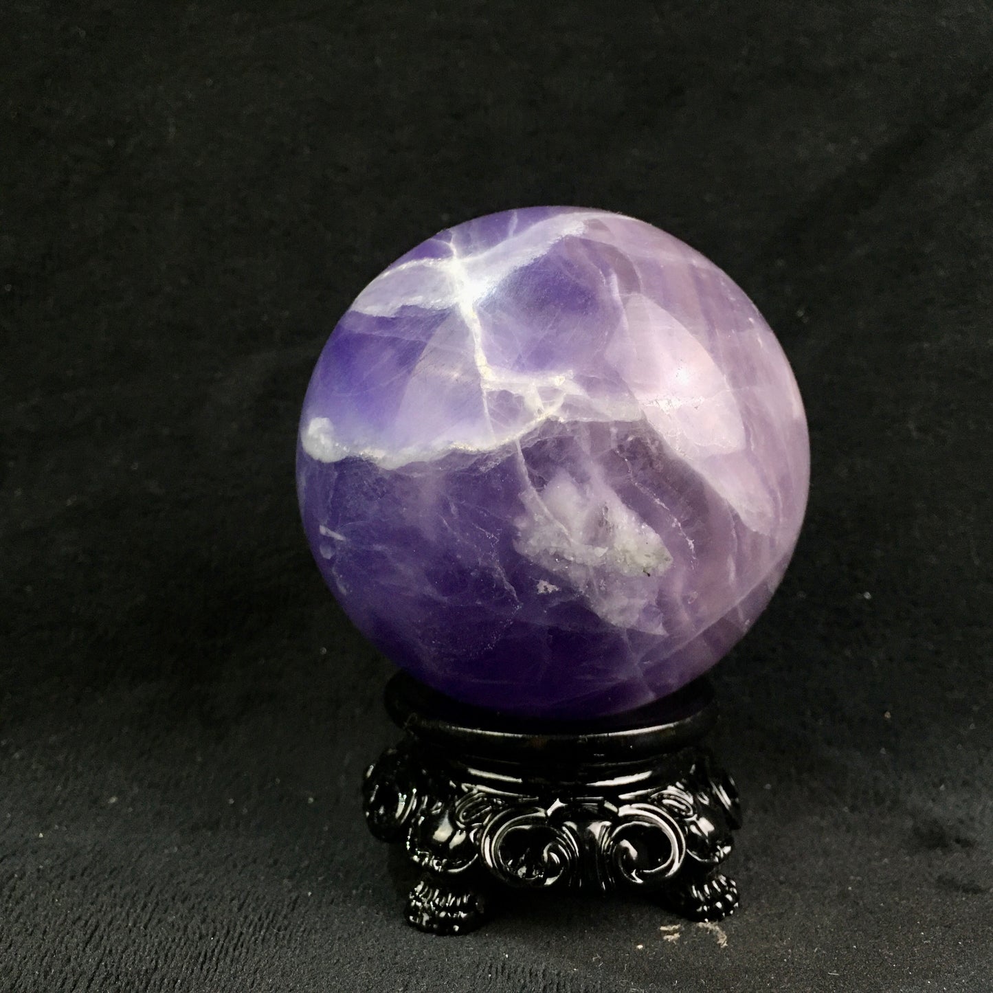 Wholesale Natural High Quality Purple Fluorite Crystal Sphere For Home Decoration 1kg