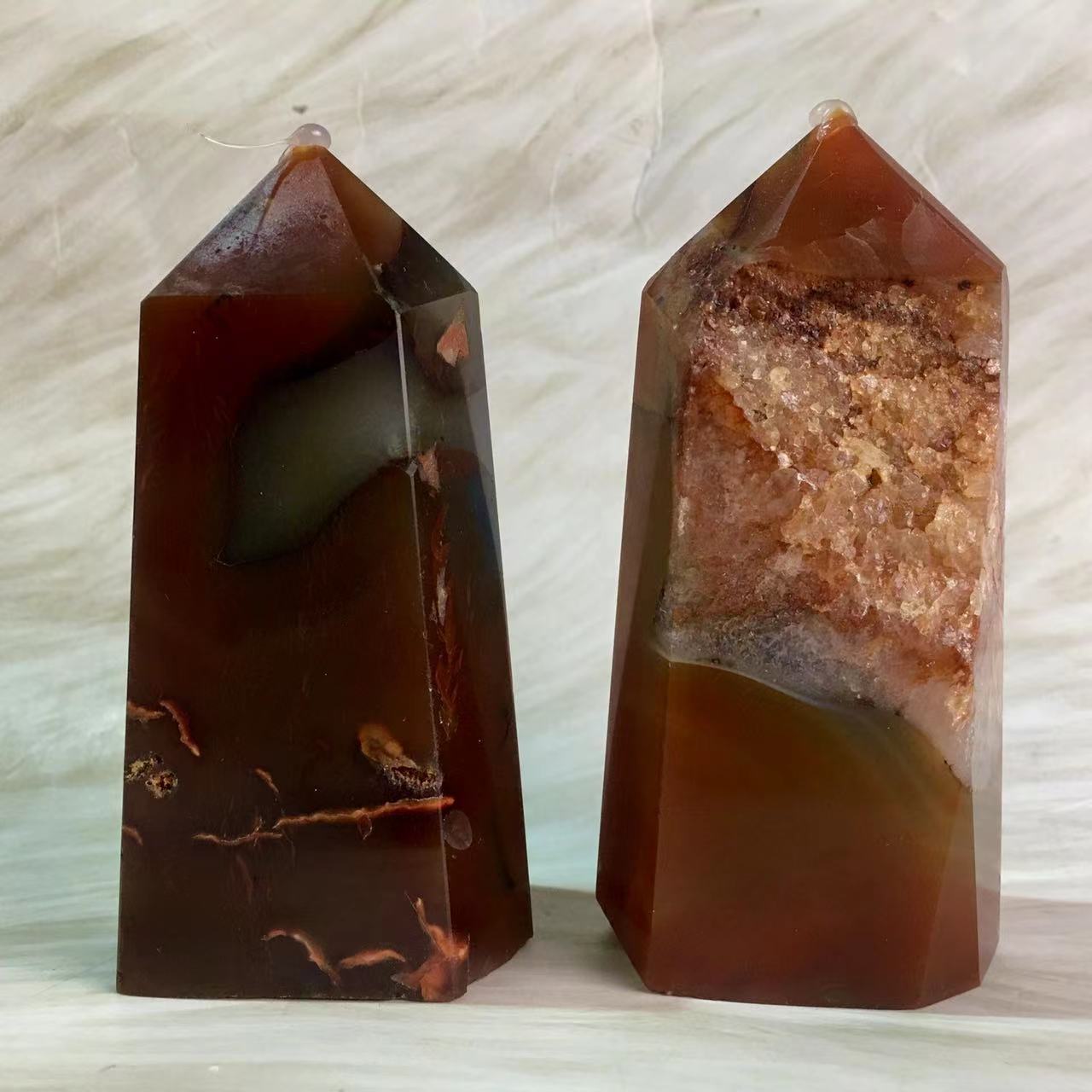 Wholesale High Quality Reiki Carnelian Tower Natural Healing Crystal for decoraiotion 1kg