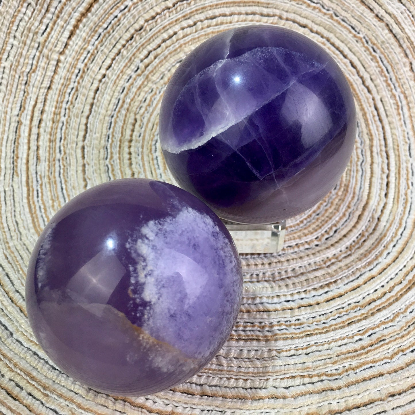 Wholesale Natural High Quality Purple Fluorite Crystal Sphere For Home Decoration 1kg