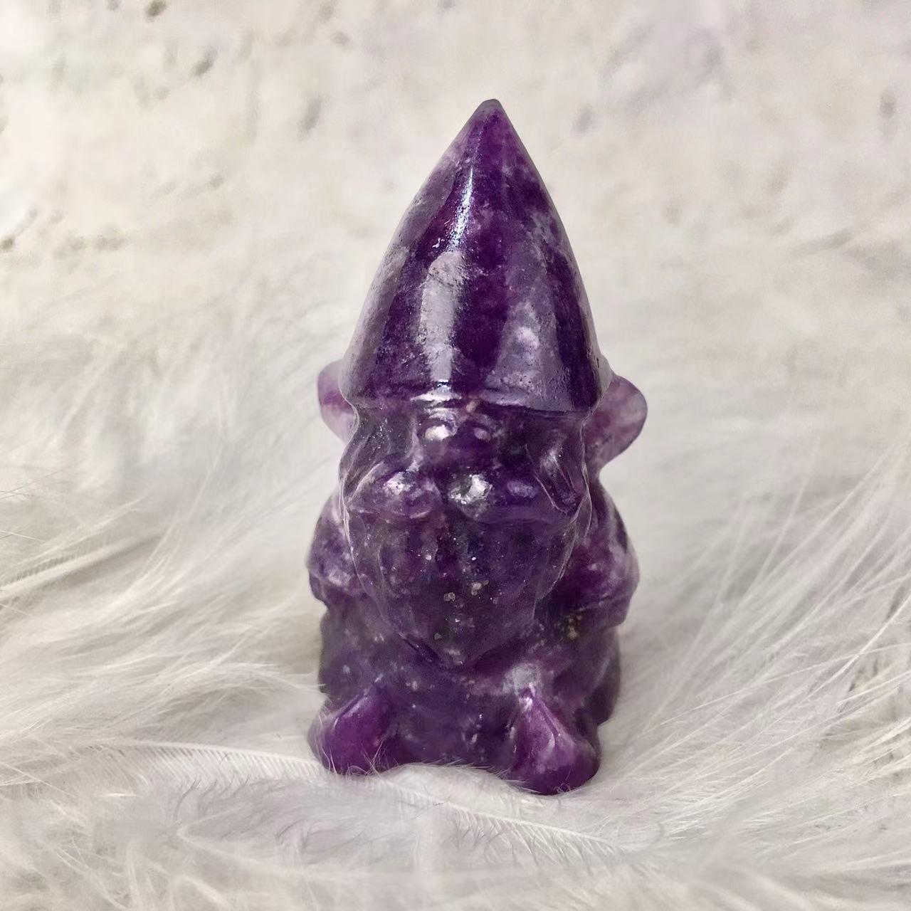 Natural Crystal Carving Dwarf Crystal Crafts Snow White Dwarfs Spiritual Healing Stone For Gift