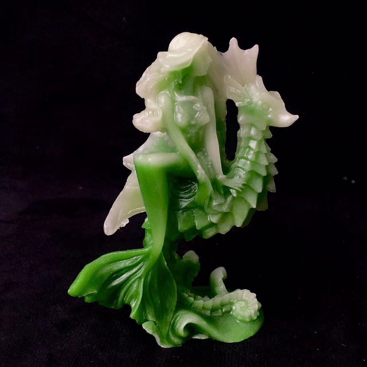 Wholesale Luminous Crystal Carving Mermaid For gift