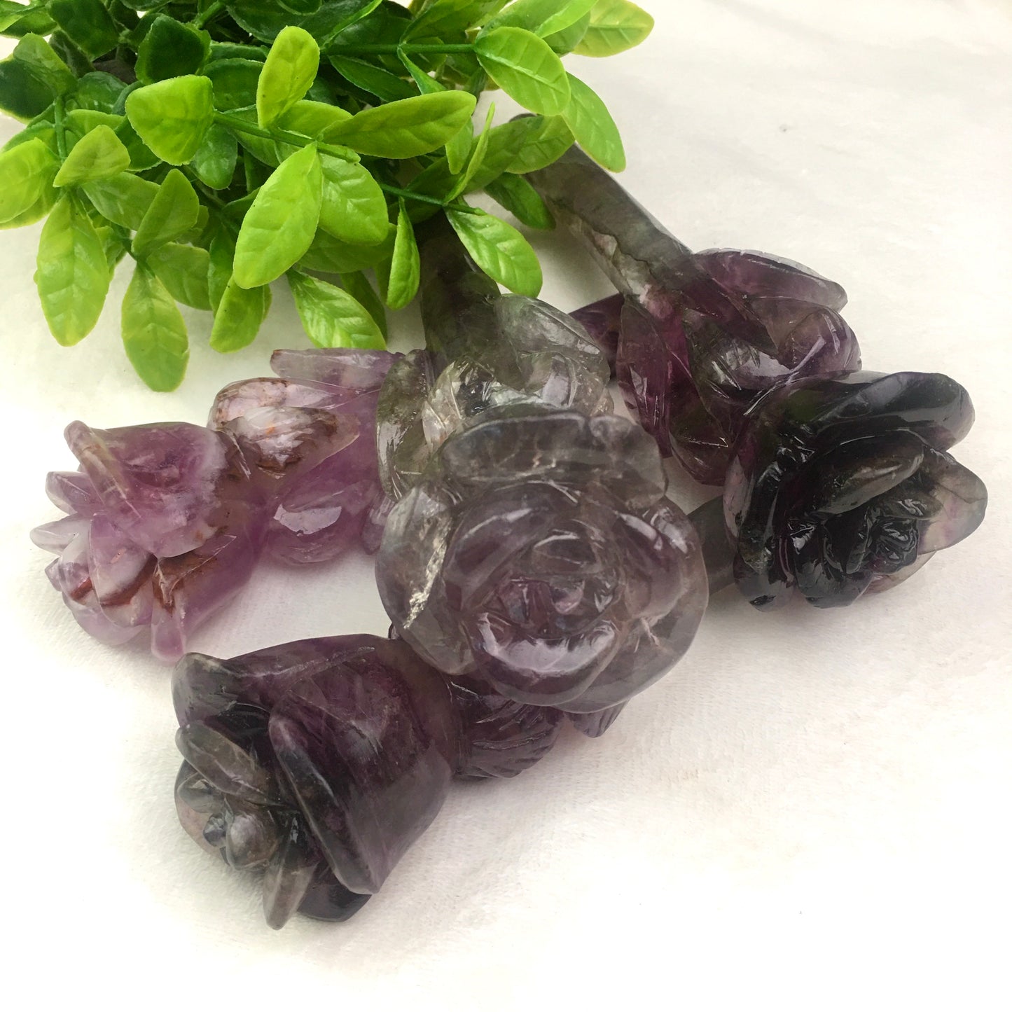 Wholesale natural purple fluorite rose truncheon specimen purple fluorite rose wand raw stone point feng shui quartz for decoraiotion
