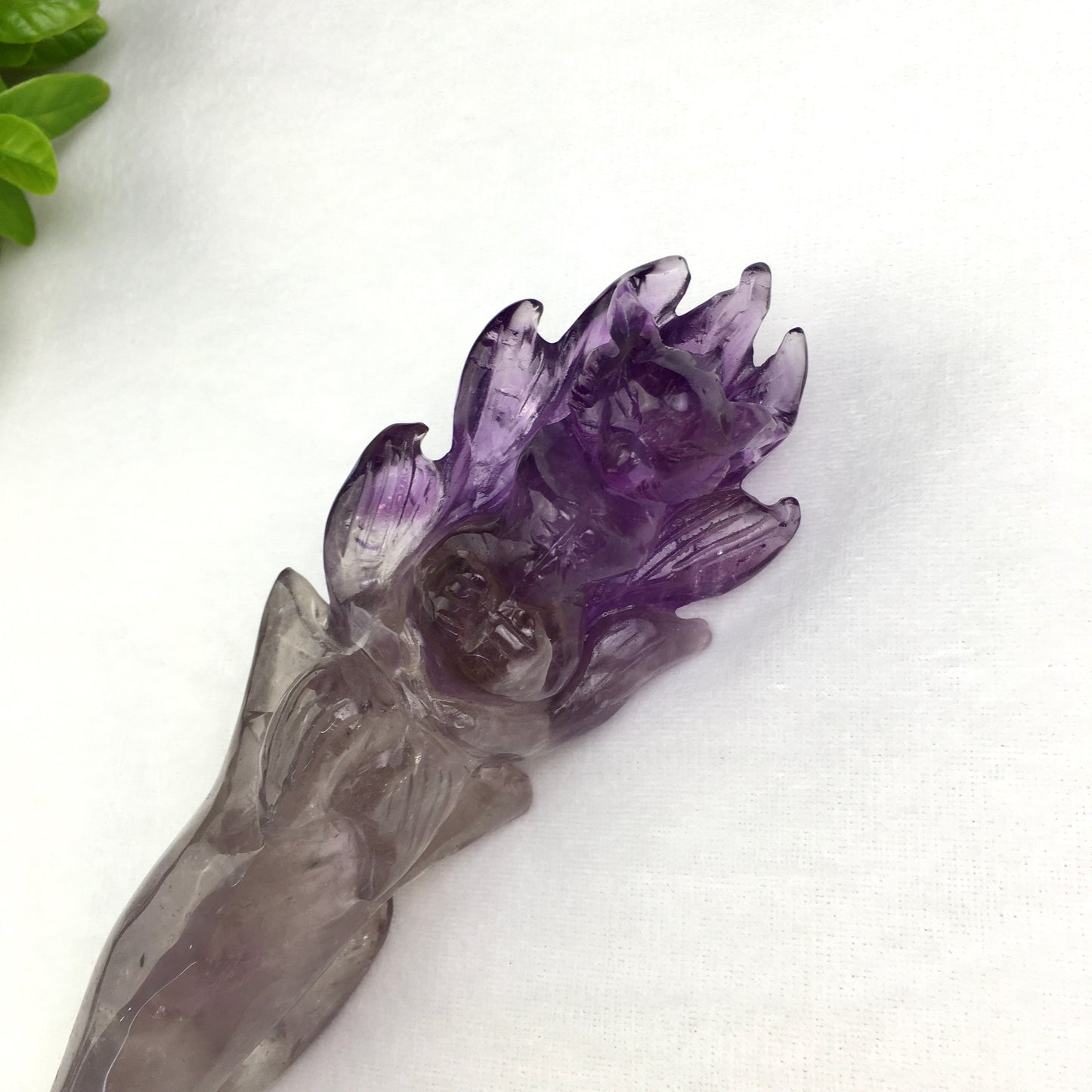 Wholesale natural truncheon amethyst fox rose and lion and rose quartz rose wand specimen amethyst wand and rose quartz wand raw stone feng shui quartz for decoraiotion