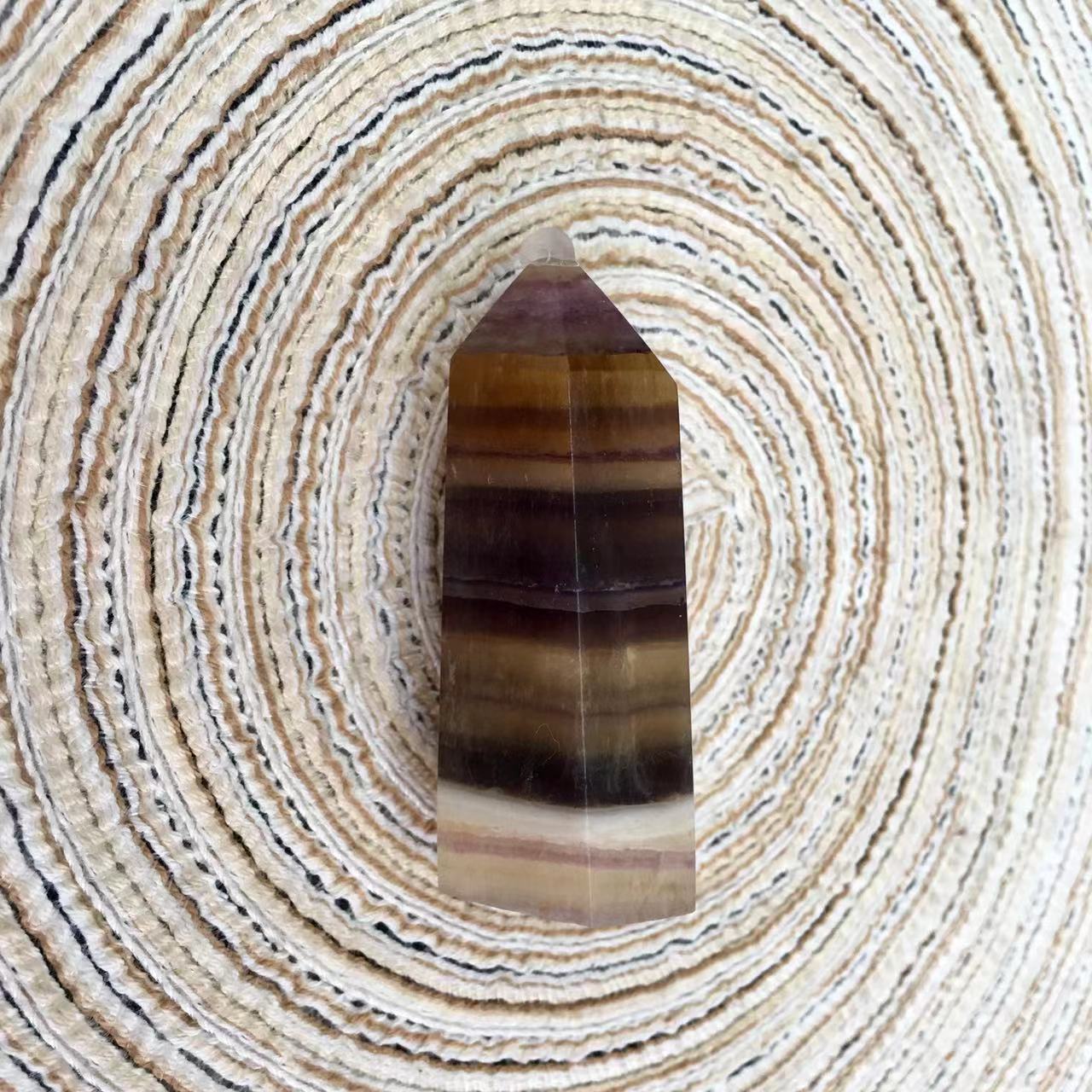 Wholesale Natural Quartz Reiki Healing Yellow Fluorite Tower for decoration 1kg
