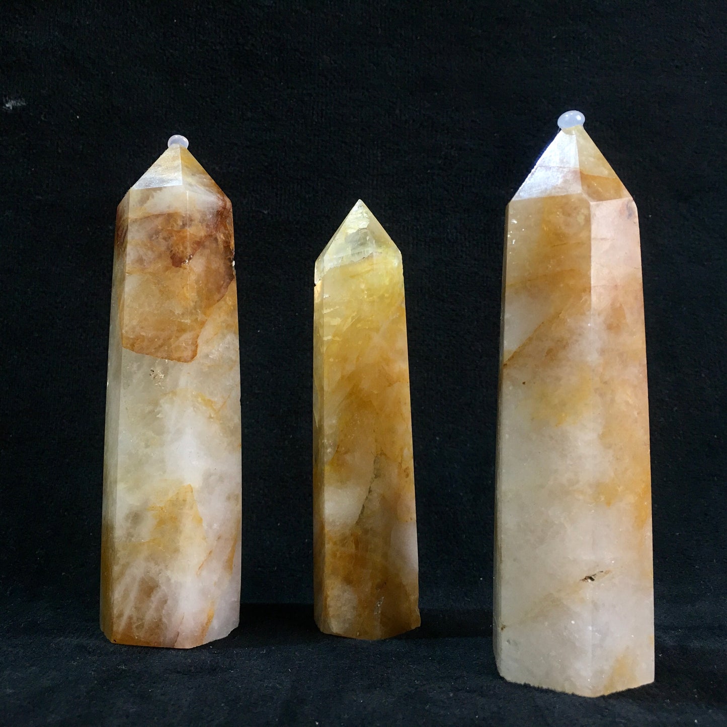 Wholesale natural crystals  golden healer tower for decoration 1kg
