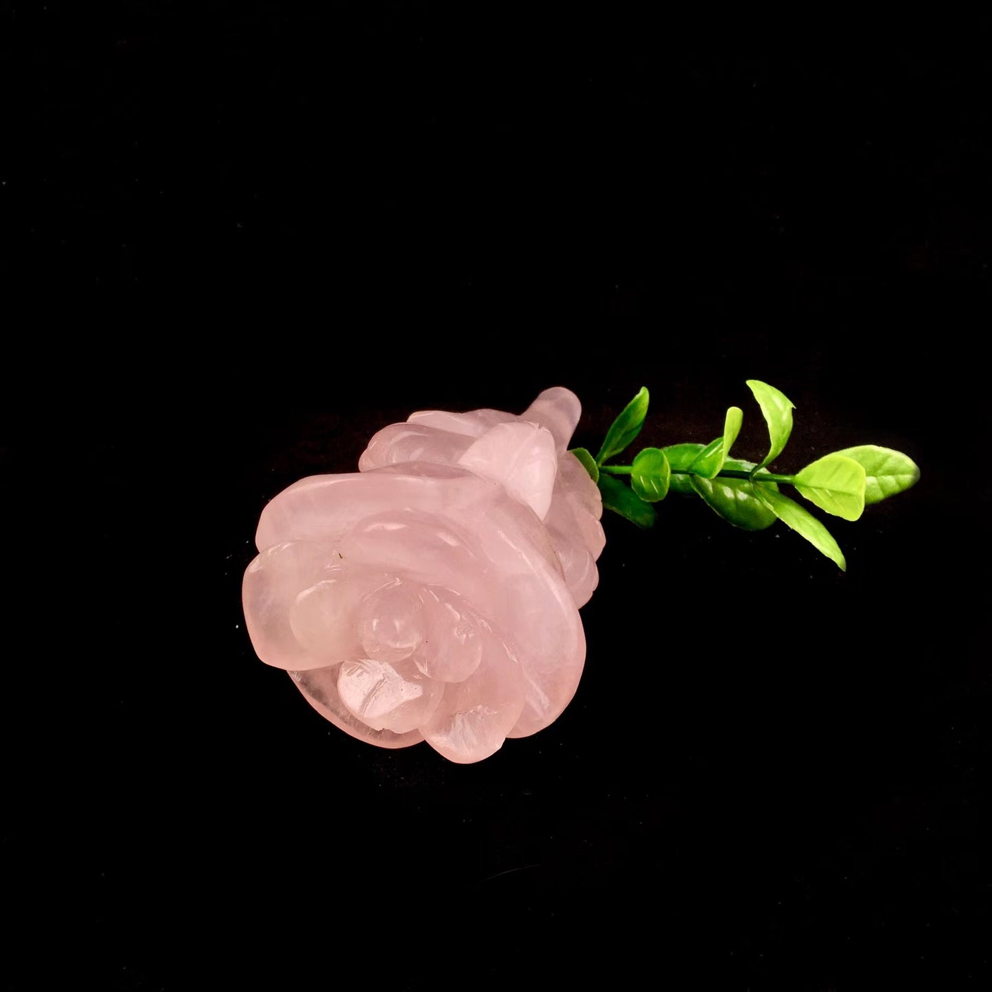 Wholesale natural Crystals Healing Rose Quartz rose Wand For Decoration