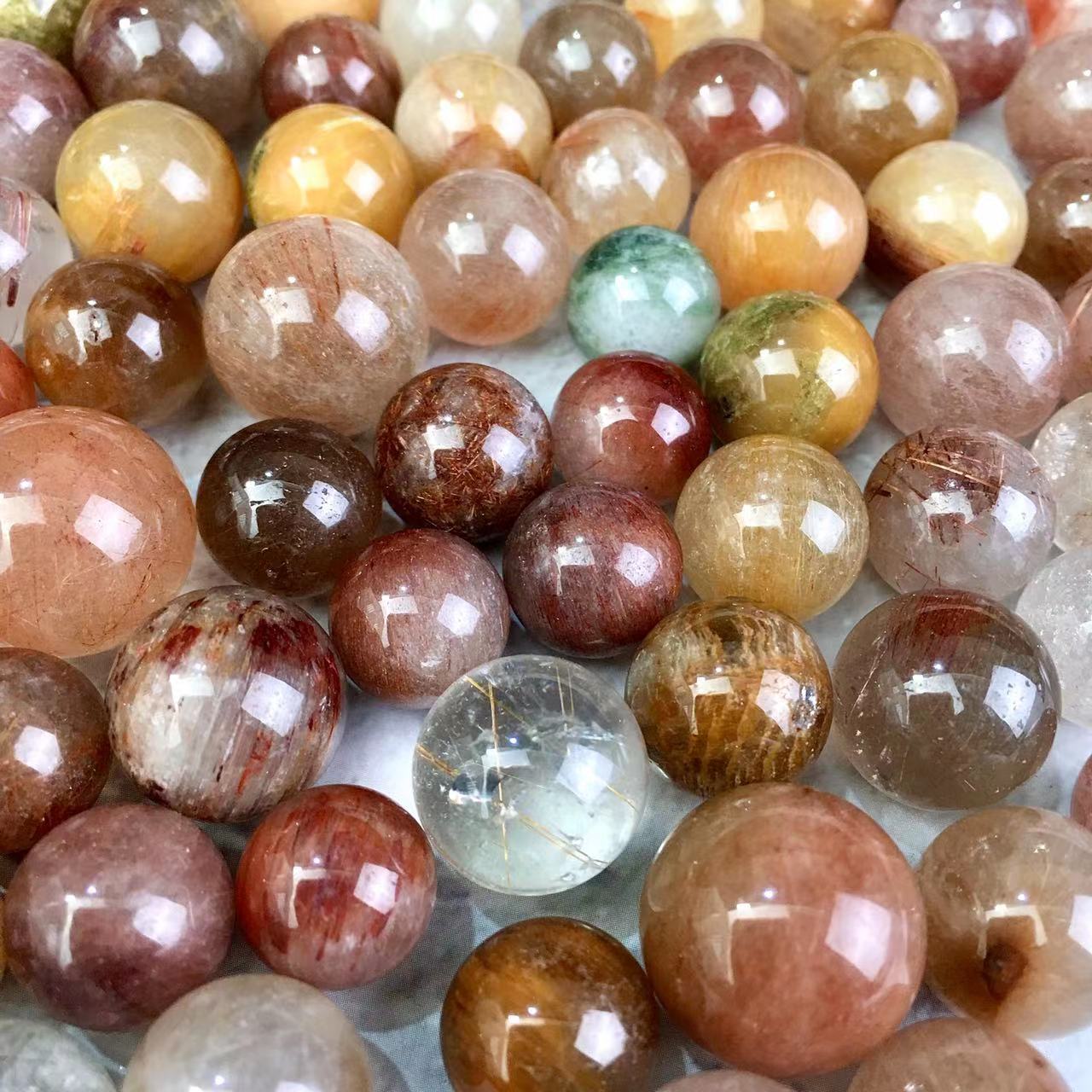 Wholesale Manufacturer Natural  high quality Rutile Bead For Decoration