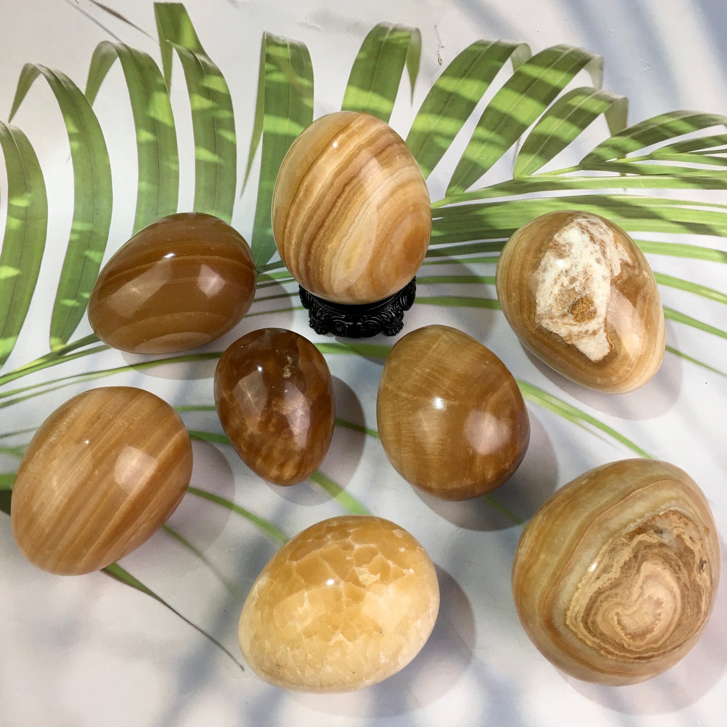 Wholesales high quality Yellow jade egg sphere natural healing crystal sphere gemstone for home decoration 1kg