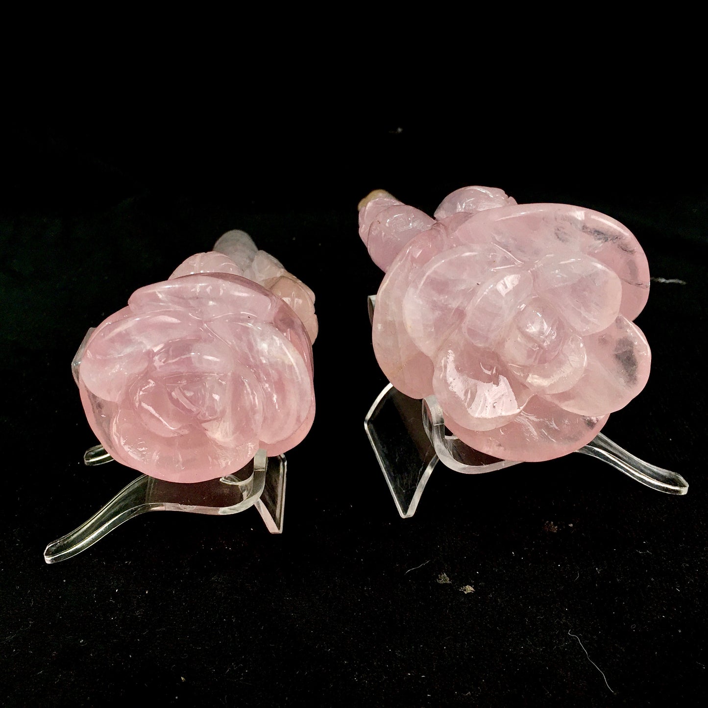 Wholesale natural Crystals Healing Rose Quartz rose Wand For Decoration