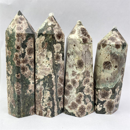 Wholesale high quality reiki natural crystal Dandelion tower for decoraiotion 1kg