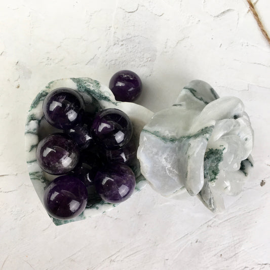 Wholesale amethyst beads natural dream amethyst crystal beads round dream amethyst beads Healing Gem stone beads for decoraiotion