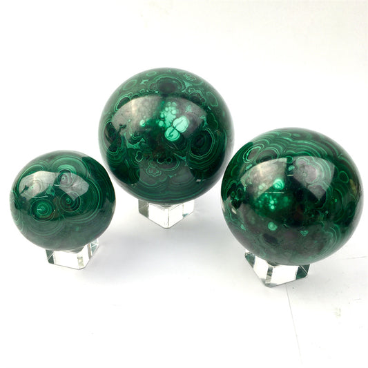 Wholesale  Natural Healing  Malachite sphere for decoration 1kg