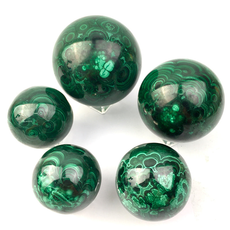 Wholesale  Natural Healing  Malachite sphere for decoration 1kg