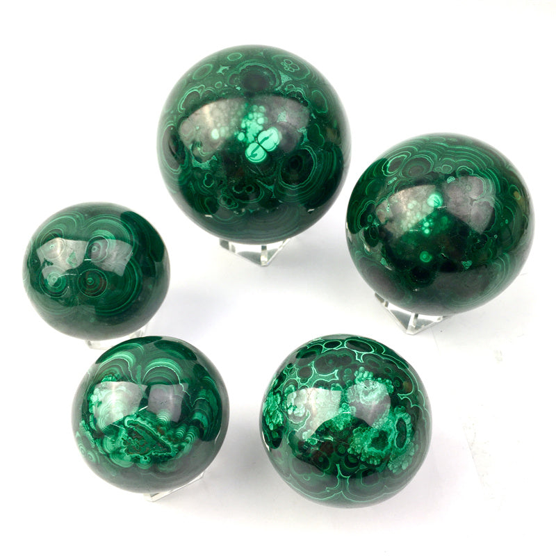 Wholesale  Natural Healing  Malachite sphere for decoration 1kg