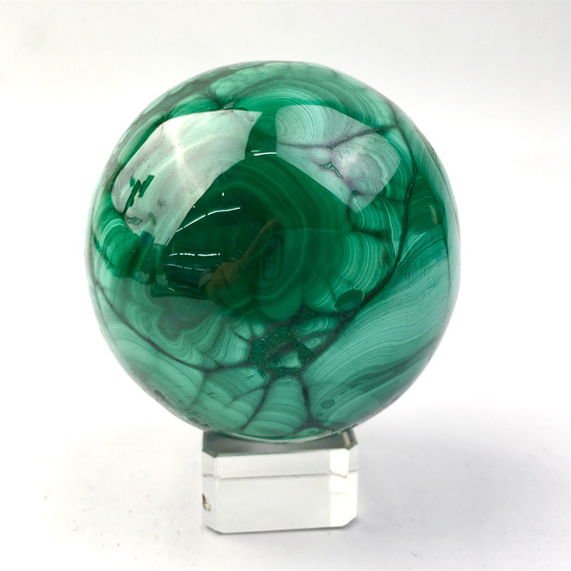 Wholesale  Natural Healing  Malachite sphere for decoration 1kg