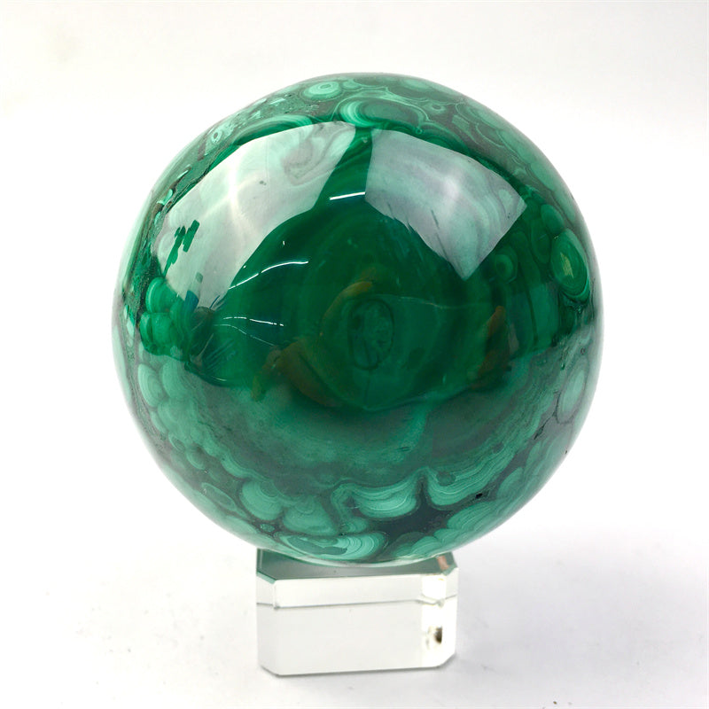 Wholesale  Natural Healing  Malachite sphere for decoration 1kg