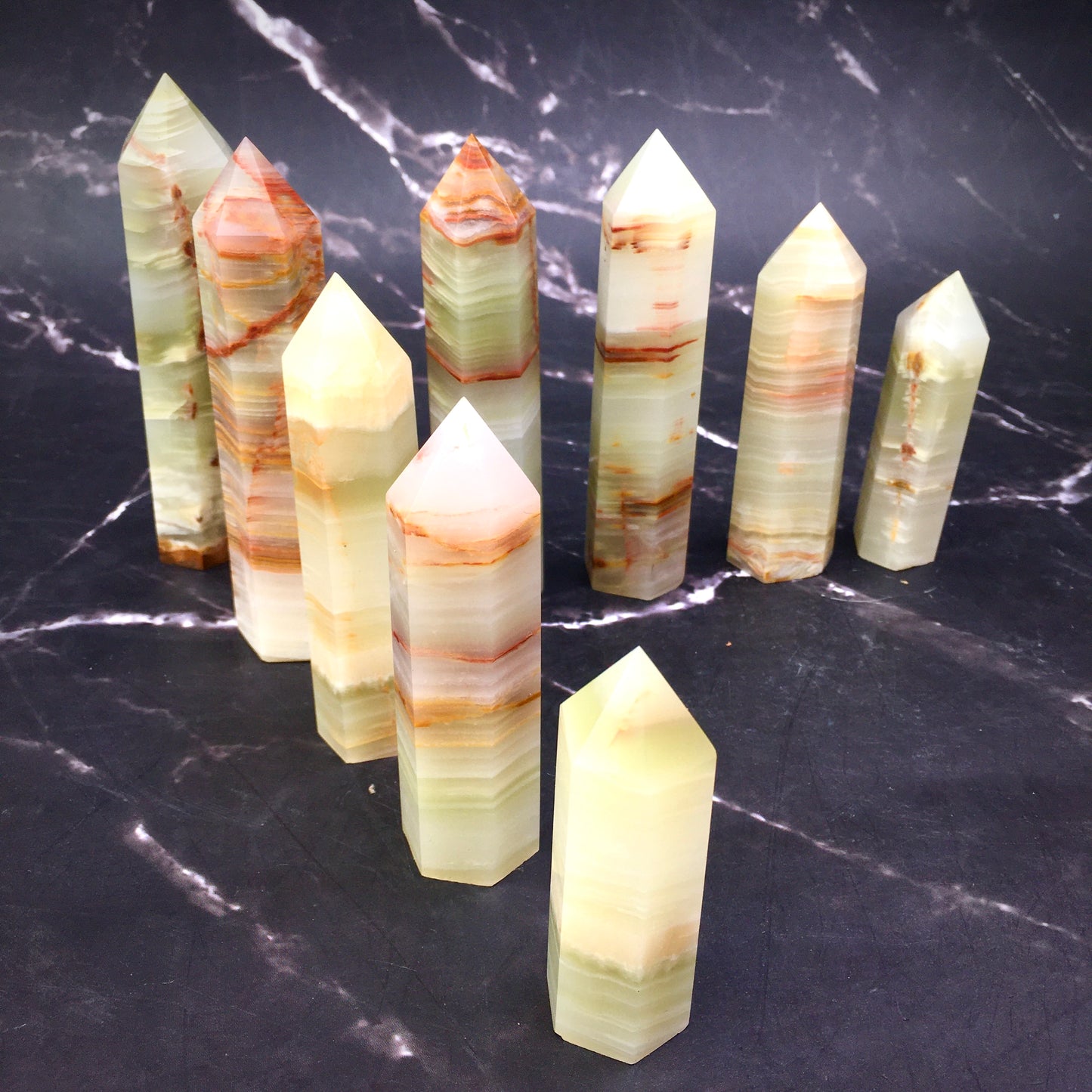Wholesale natural for Afghanistan jade Healing stone tower  ($46/kg) 1kg