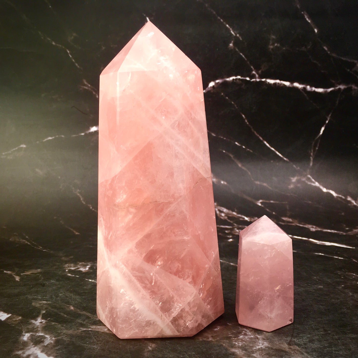Wholesale Natural Healings Crystals  Rose Quartz Tower for decoraiotion 1kg