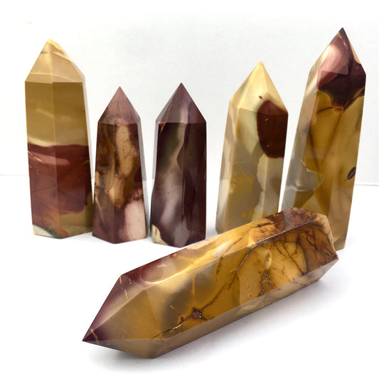 Wholesale Natural Crystals Mookaite tower for decoraiotion 1kg