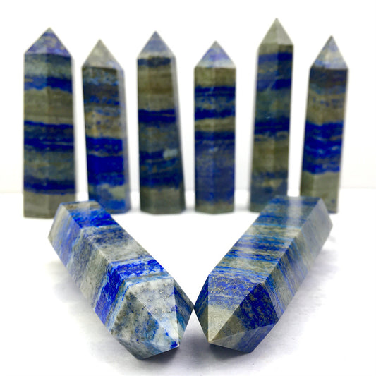 Wholesale Natural Crystal tower Lapis tower for decoraiotion 1kg