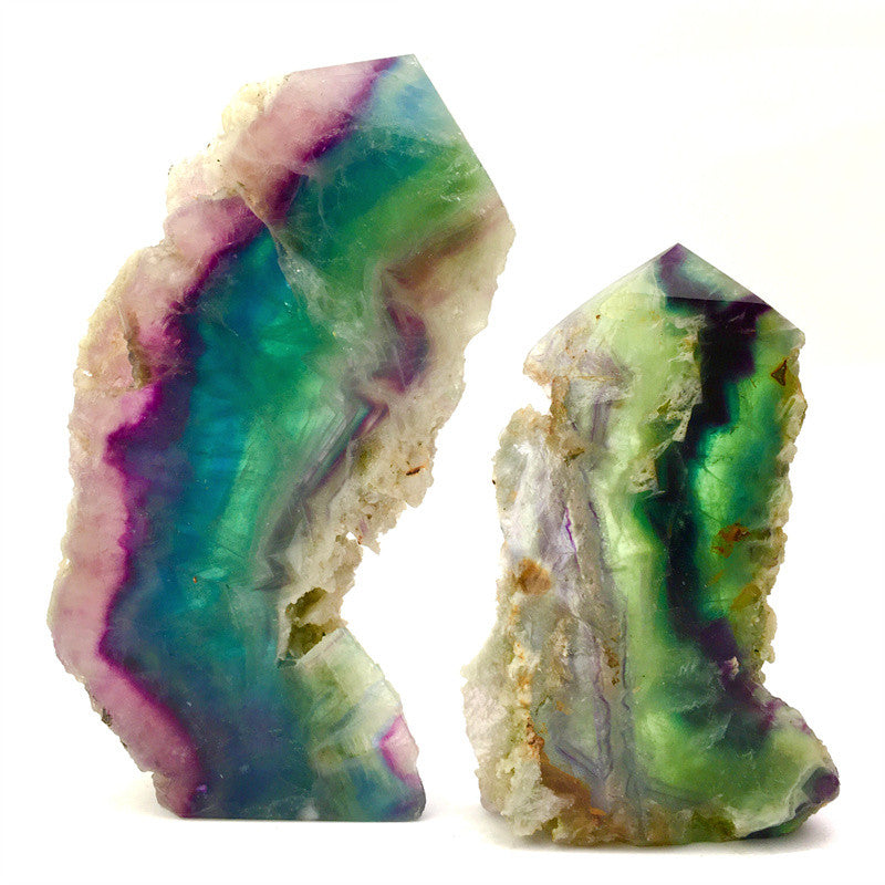 Wholesale Natural Reiki  Fluorite Raw Tower for decoraiotion 1kg