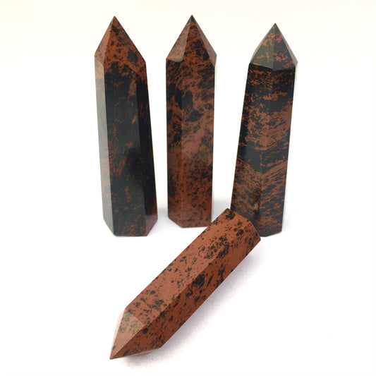 Wholesale Natural  Red Obsidian Tower  for decoraiotion 1kg