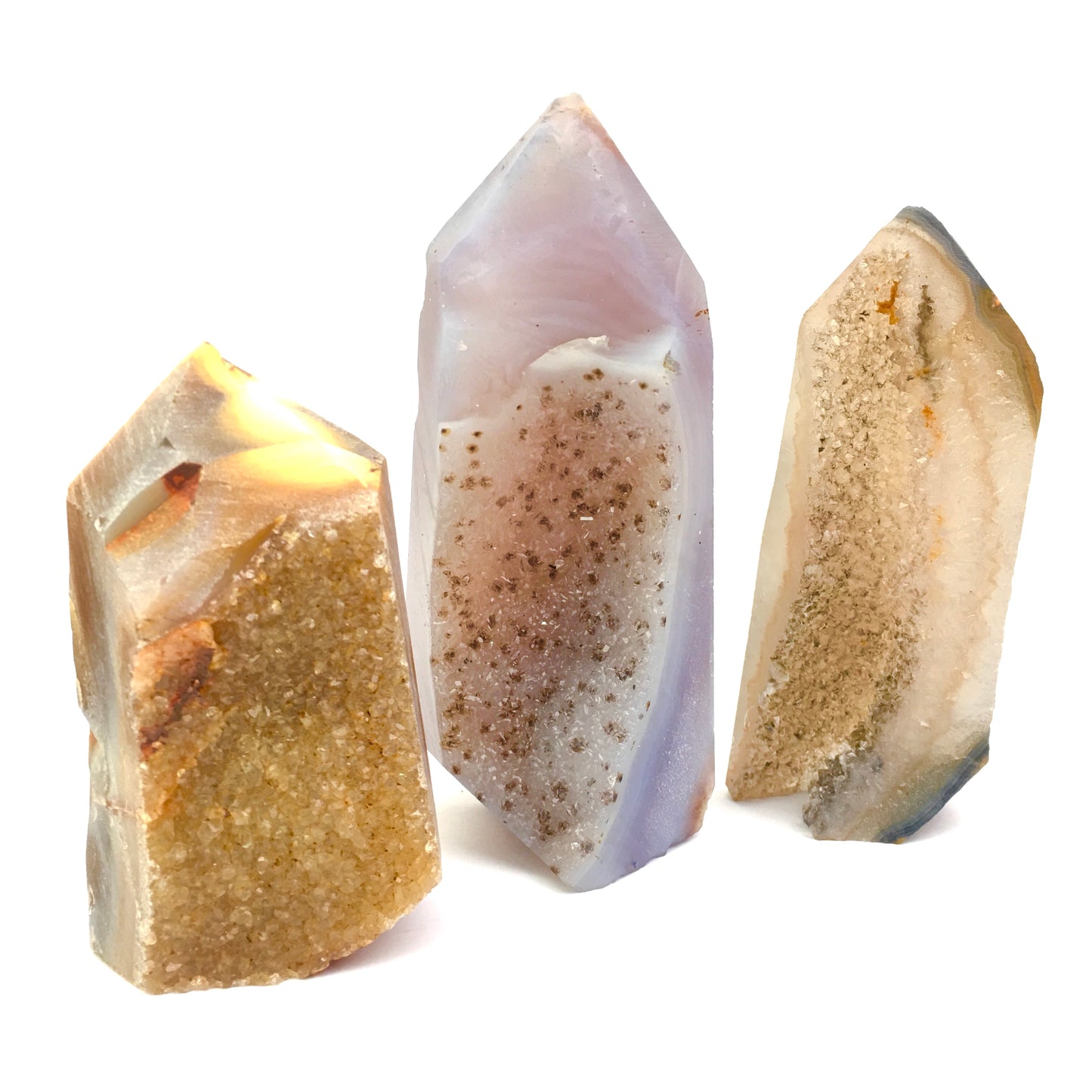 Wholesale high quality reiki natural Agate geode Healing stone tower  for decoraiotion1kg