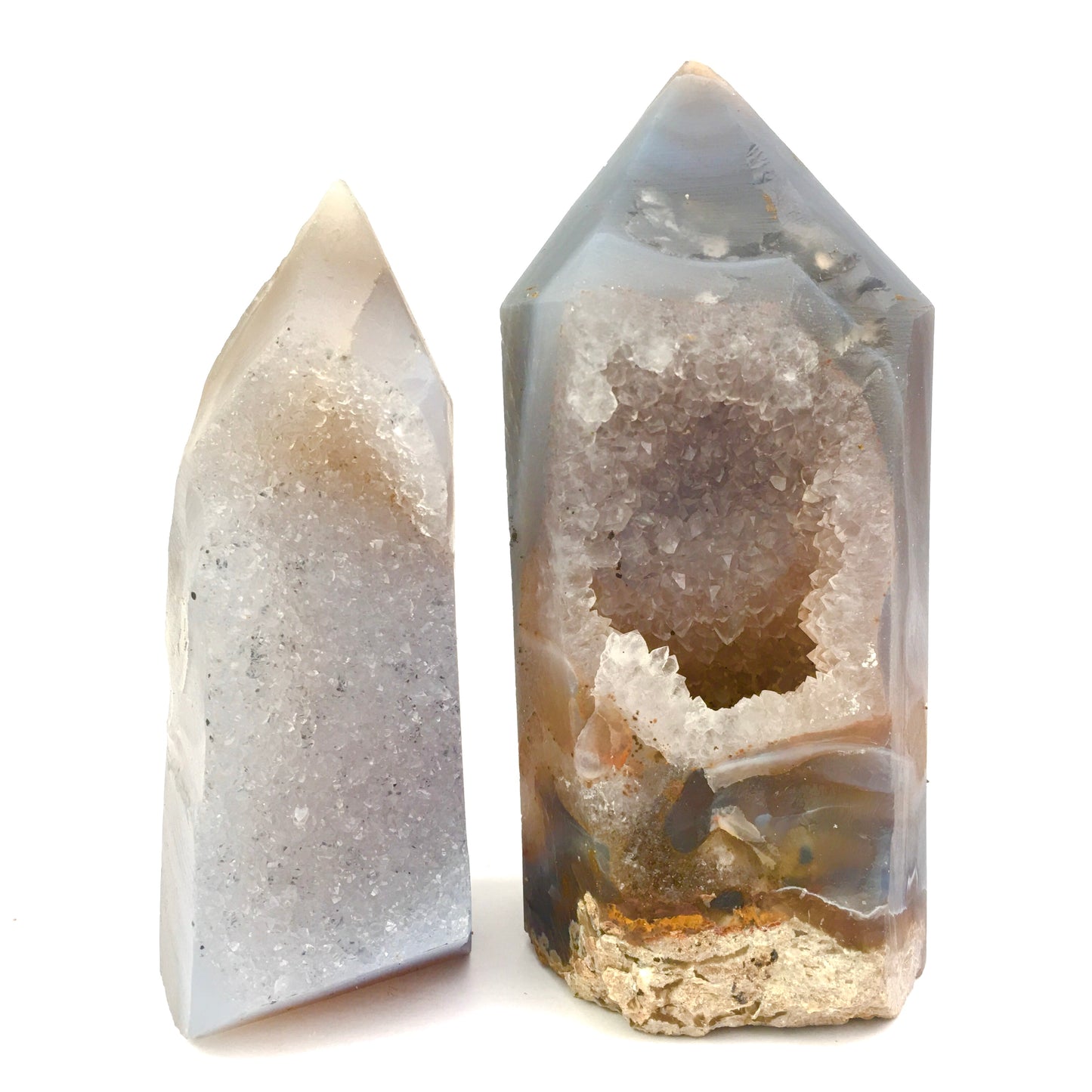 Wholesale high quality reiki natural Agate geode Healing stone tower  for decoraiotion1kg