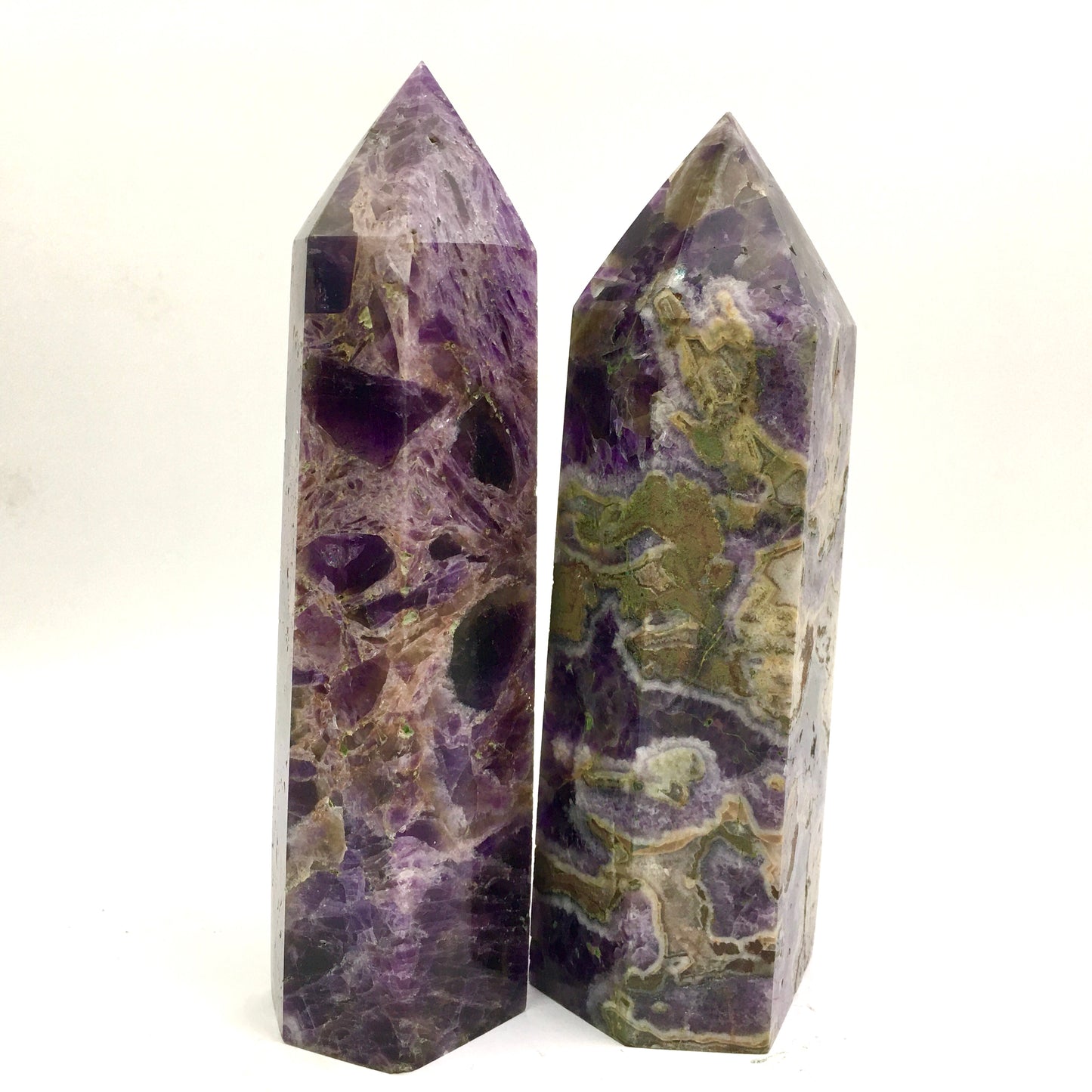 Wholesale Natural Dream Amethyst  Crystal Towers for decoraiotion 1kg