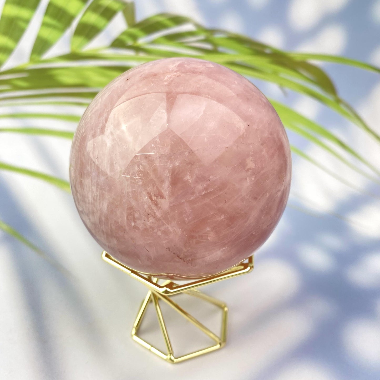 Natural Rose Quartz Sphere Crysta for decoration healing stone 1kg