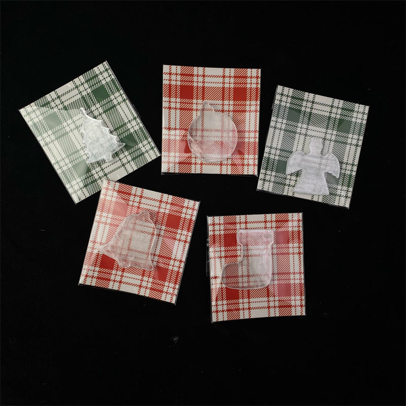 Wholesale high quality reiki natural crystal clear quartz Christmas set carving for decoraiotion