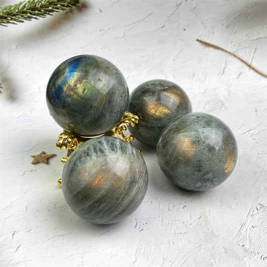 Wholesale High Quality Natural  Crystal  Labradorite Sphere for decoraiotion 1kg