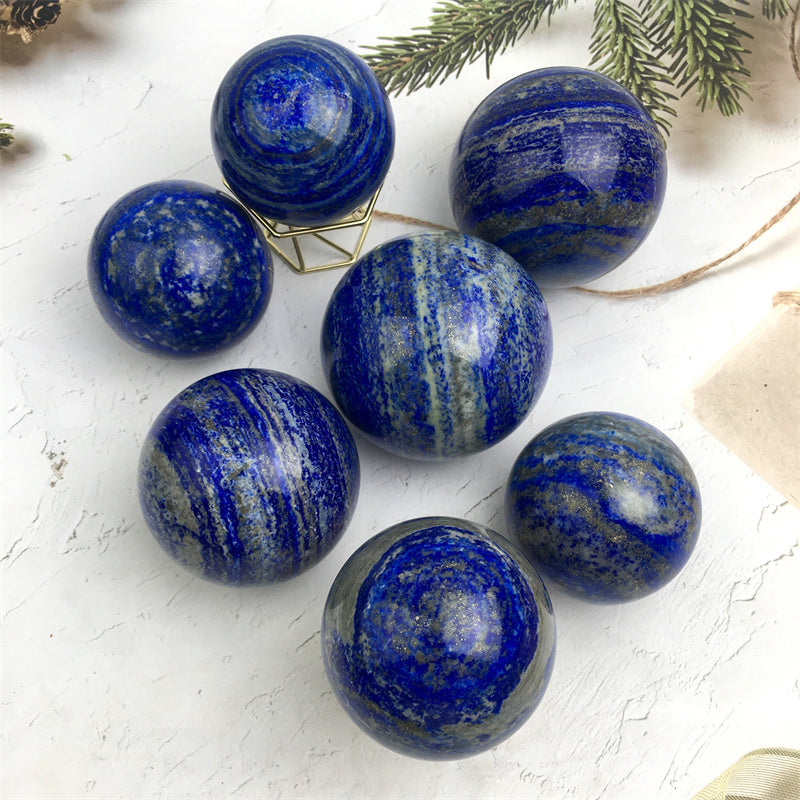 Wholesale high quality reiki natural Lapis sphere for decoration 1kg