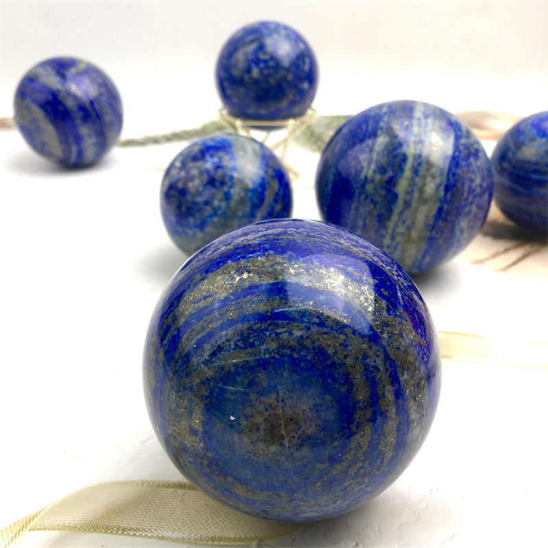 Wholesale high quality reiki natural Lapis sphere for decoration 1kg
