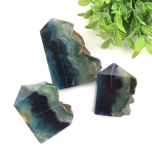 Wholesale Natural Crystals  Fluorite Slabs  Tower for  decoraiotion
