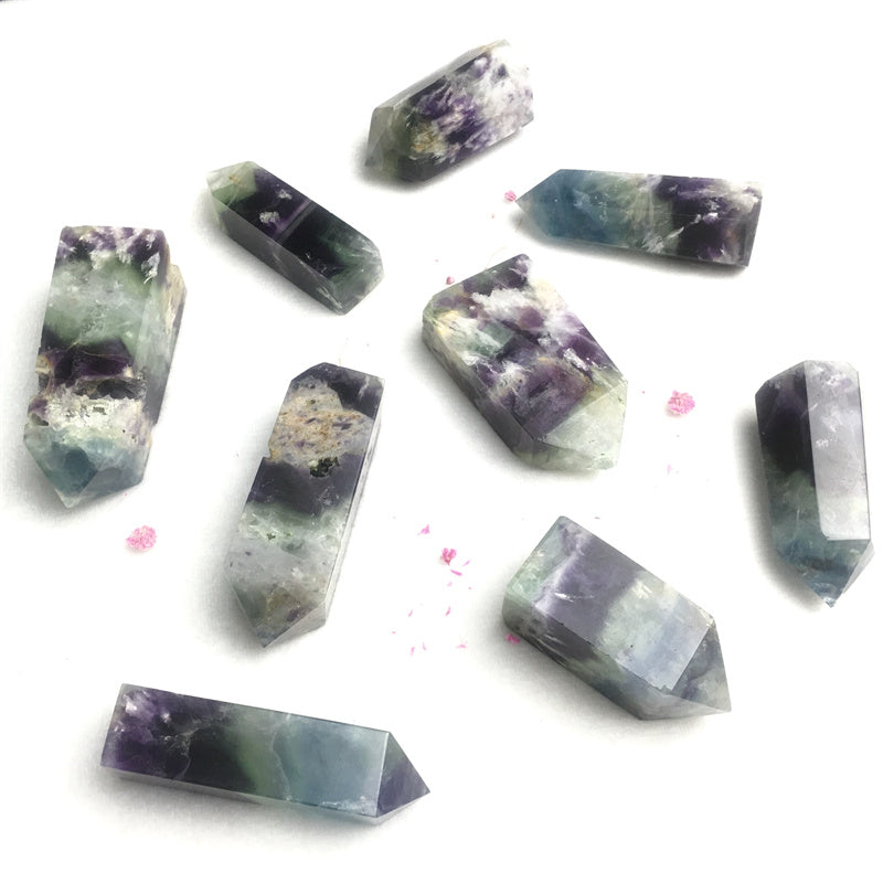 Wholesale Natural  Feather Fluorite Tower for decoraiotion 1kg