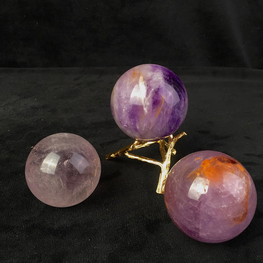 Wholesale high quality reiki natural Amethyst Quartz Crystal Healing stone sphere （$95/kg） for decoraiotion1kg