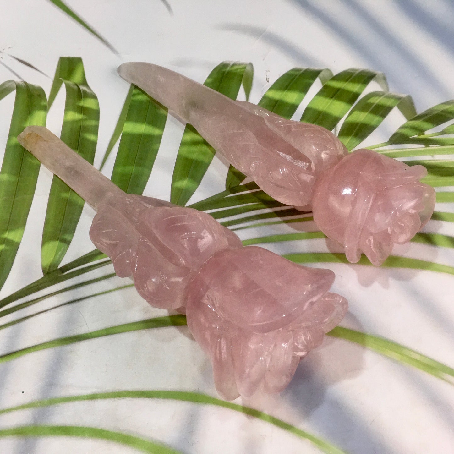 Wholesale Natural Healing Stones Hand Carving Crystal Quartz t Rose Flower For Gift