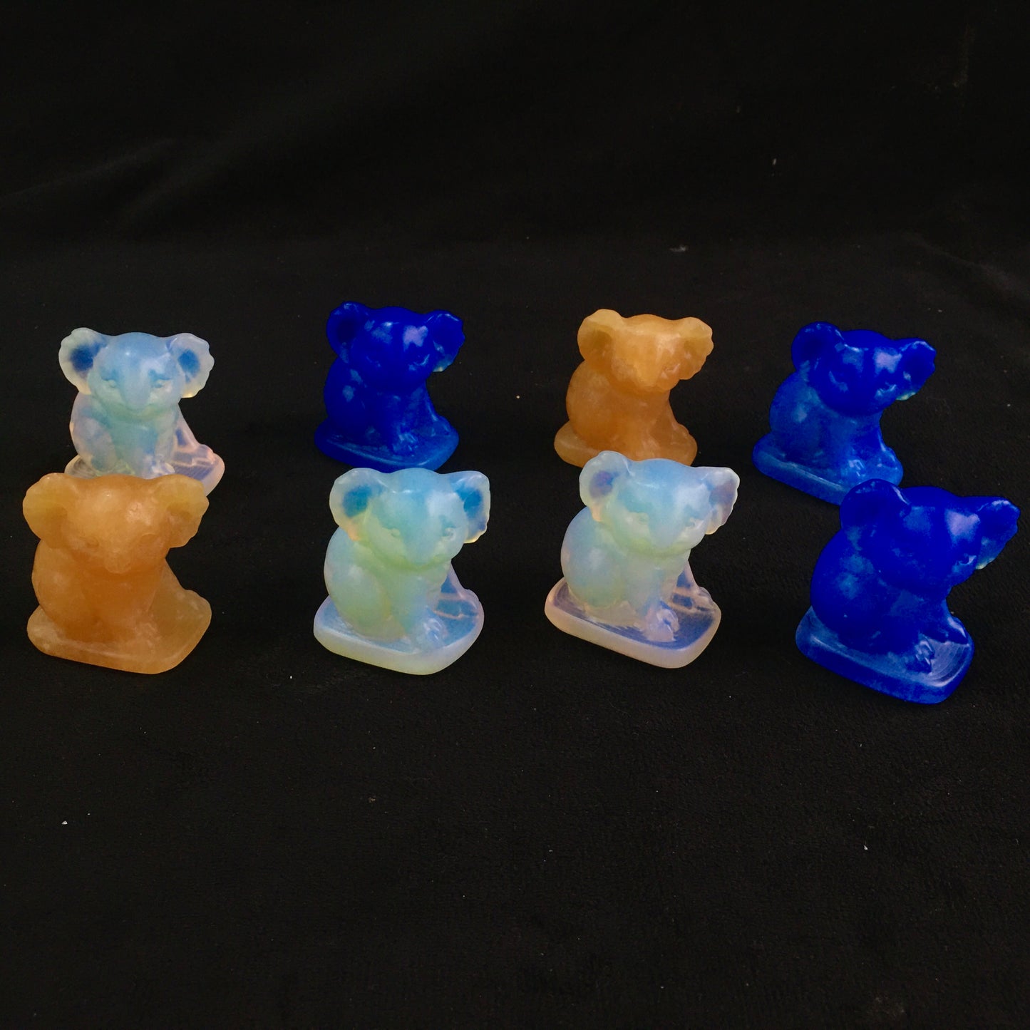 Wholesale high quality reiki natural crystal Koala carving for decoraiotion