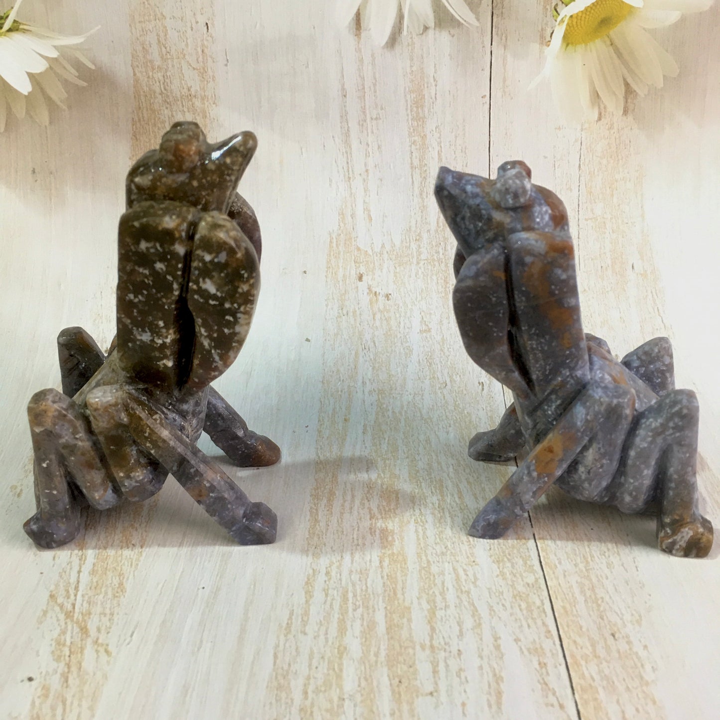 Wholesale high quality reiki natural crystal ocean jasper mantis carving for decoraiotion