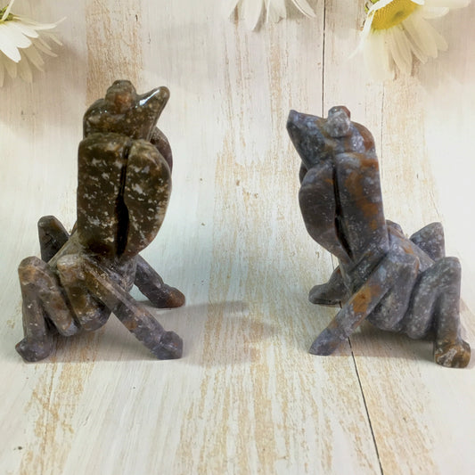 Wholesale high quality reiki natural crystal ocean jasper mantis carving for decoraiotion