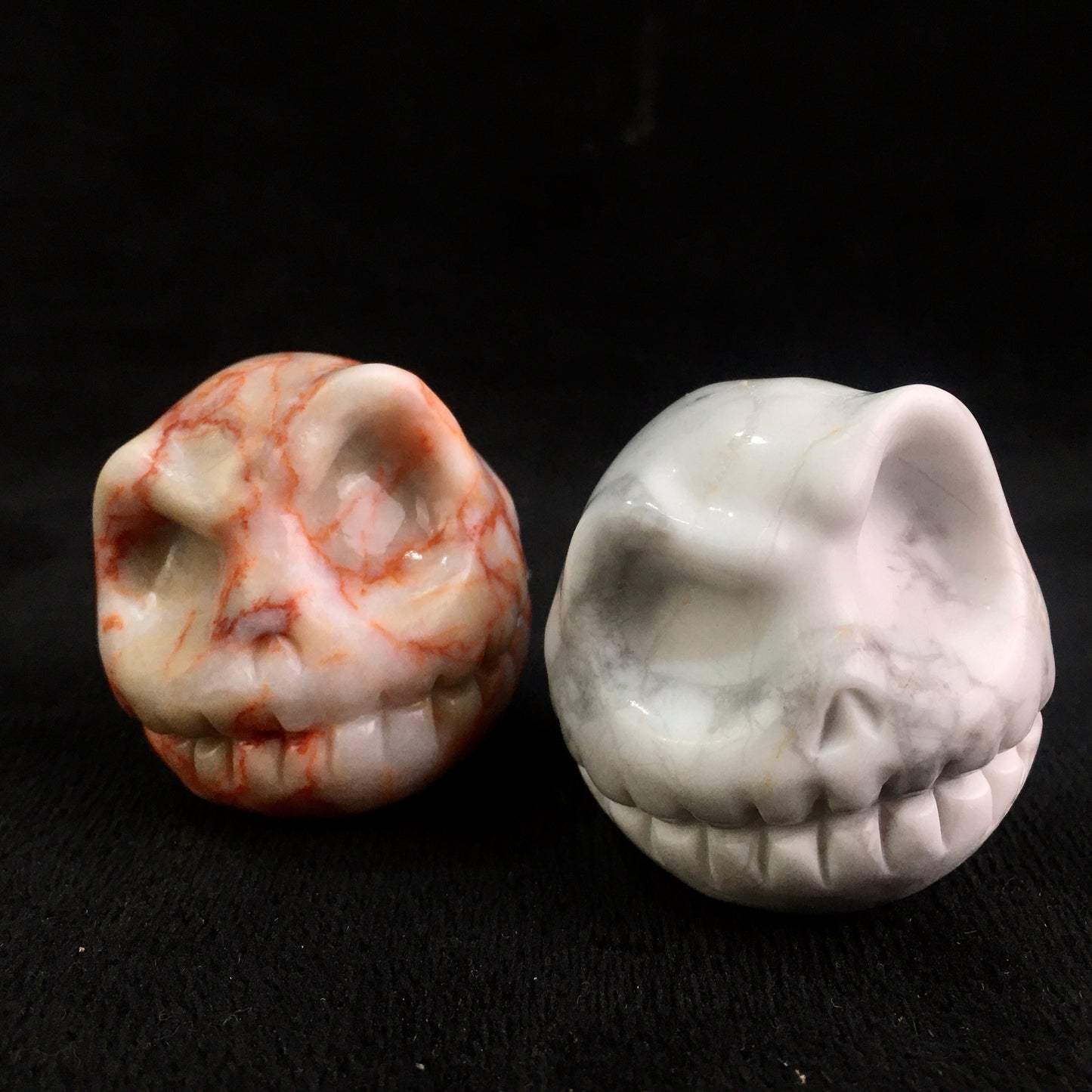 Wholesale high quality reiki natural crystal skull jack carving for decoraiotion