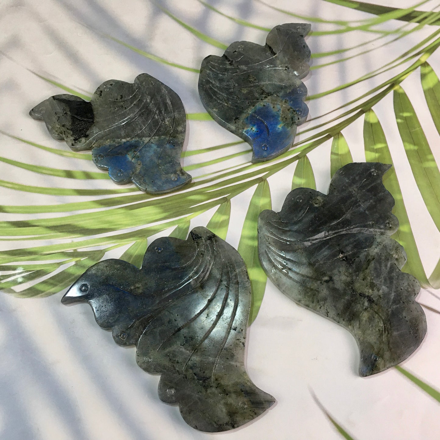 Wholesale high quality reiki natural crystal  lab butterfly carving for decoraiotion