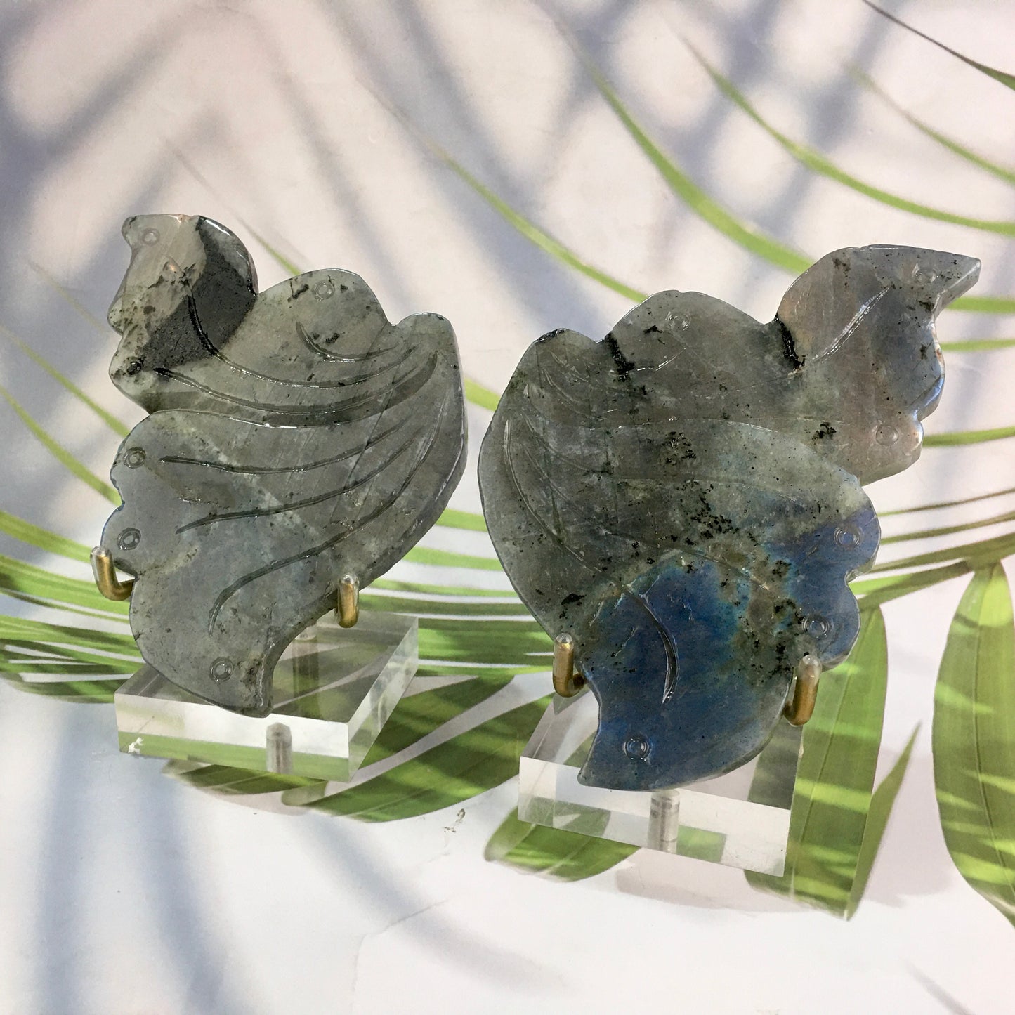 Wholesale high quality reiki natural crystal  lab butterfly carving for decoraiotion