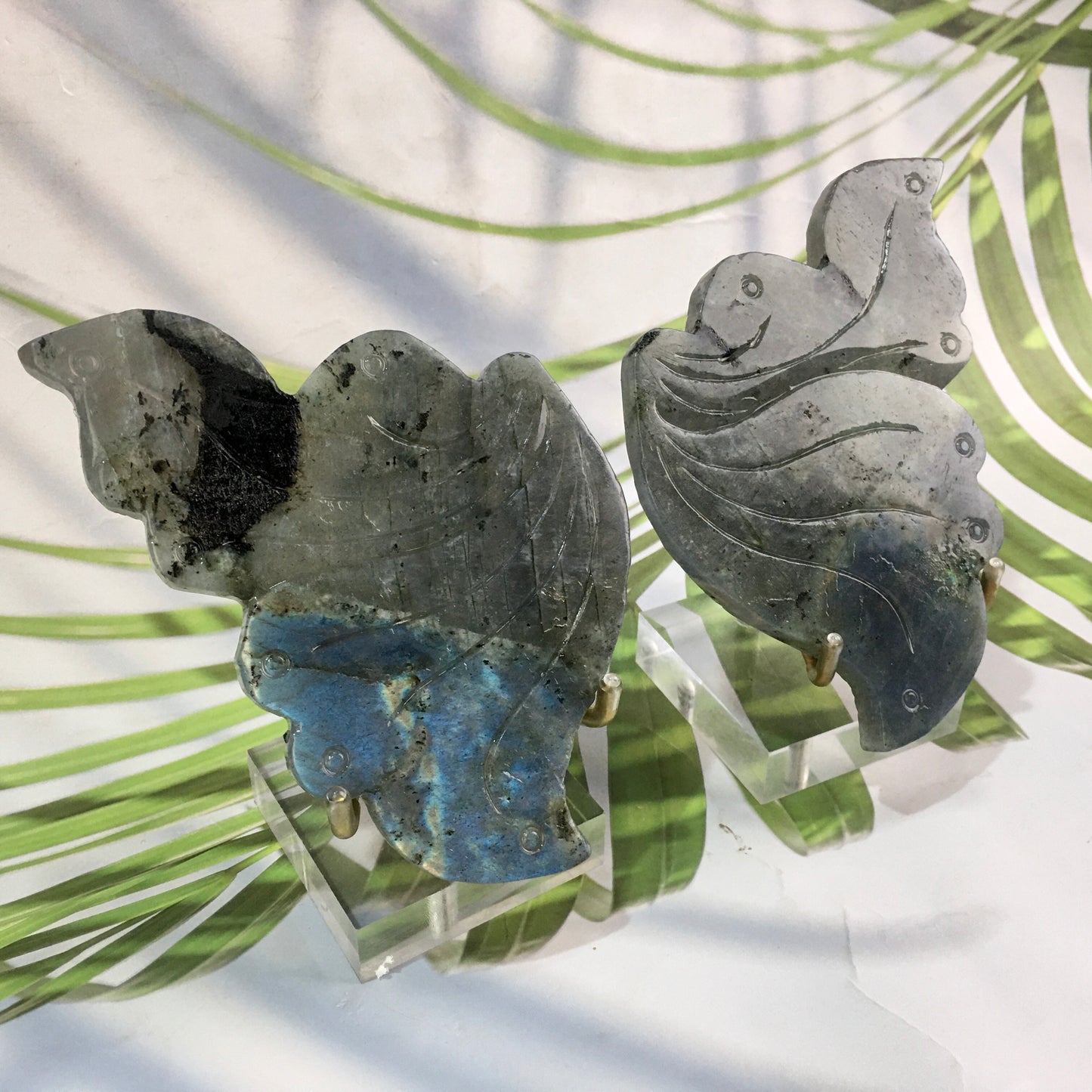 Wholesale high quality reiki natural crystal  lab butterfly carving for decoraiotion