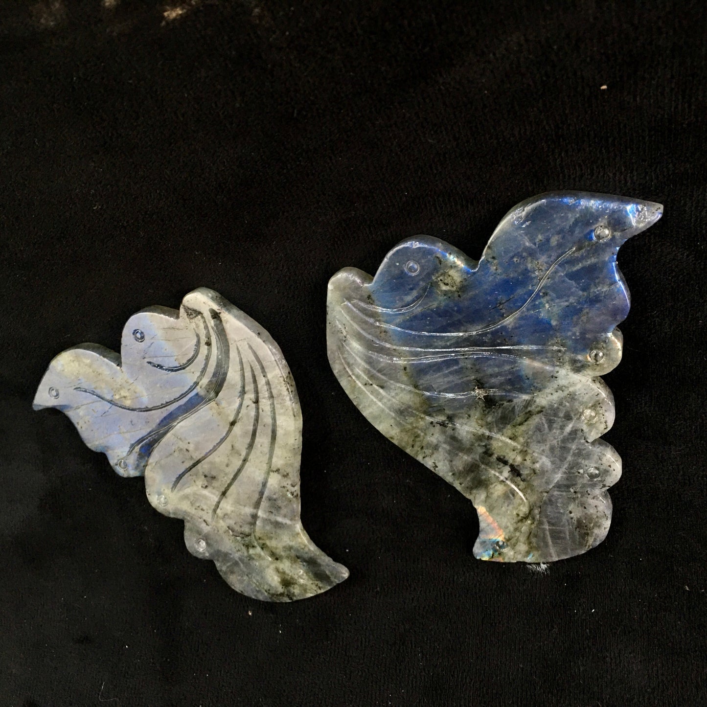 Wholesale high quality reiki natural crystal  lab butterfly carving for decoraiotion